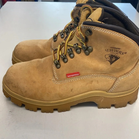 Herman Survivors Waterproof‎ Breaker Work Boot Men's Size 6 Wheat - Picture 3 of 8
